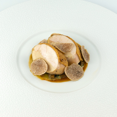 Yellow Chicken "Ballotine” – White Truffle Menu